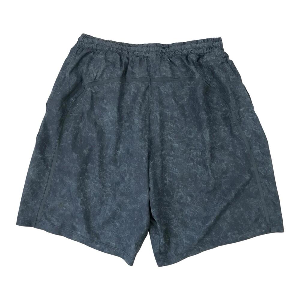 Lululemon Pace Breaker Shorts Mens Large L Blue Dye 9” Lined Gym Yoga Running